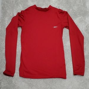 Reebok red long sleeve